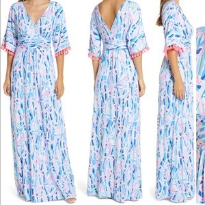 Lilly Pulitzer Parigi maxi dress; size small